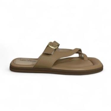 Imagem de Tamanco Modare Ortopédico Feminino Rasteirinha Esporão 7212.100 Tan 34-Feminino