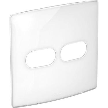 Imagem de Placa 4x4 2 postos Nereya Pial Legrand sugar gloss 663413