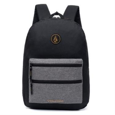Imagem de Mochila Volcom Masculina Casual Escolar Reforçada Básica-Masculino