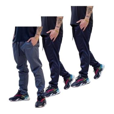 Imagem de Kit 3 Calças Homem Estiloso Esportiva Flanelada Inverno 075 - KSFRENTS