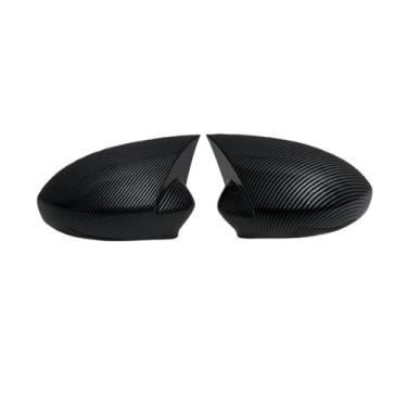 Imagem de Capa para espelho retrovisor lateral de carro, compatível com fiat 500 500c grande punto, capa para espelho retrovisor, guarnição, acessórios para carro(Carbon Look)