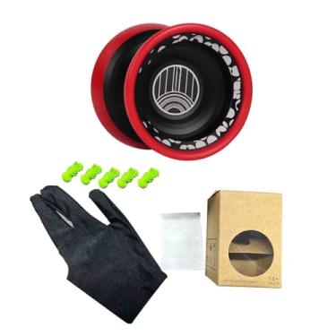 Imagem de Dpofirs Bola Yoyo de Alumínio Profissional para Crianças 8-12 Yoyo de Modo Duplo de Alta Velocidade para Truques de Esportes Ao Ar Livre - Leve para Iniciantes, Alumínio Anodizado Rígido 6061, (#1)