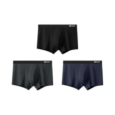 Imagem de Conjunto De 3 Peças De Cuecas De Algodão Respirável Para Homens Antiba