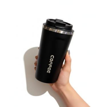 Imagem de Copo Térmico Inox com Display de Temperatura, 510ml, Mantém Calor e Frio, para Café, Chá e Sucos, Preto