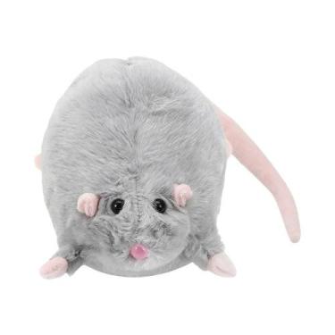 Imagem de Boneco De Rato De Pelúcia Macio Com Ramo De Flor Gigante Para Crianças