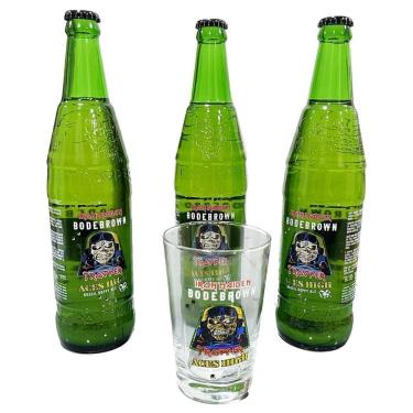 Imagem de Kit 3 Cervejas Aces High 600Ml + Copo 350Ml Caldereta Eddie