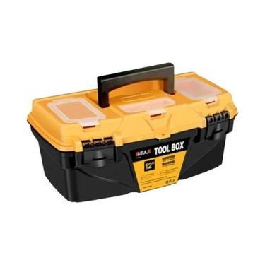 Imagem de Caixa De Ferramentas Plástica Grossa De 12 Polegadas AIRAJ, Maleta Com