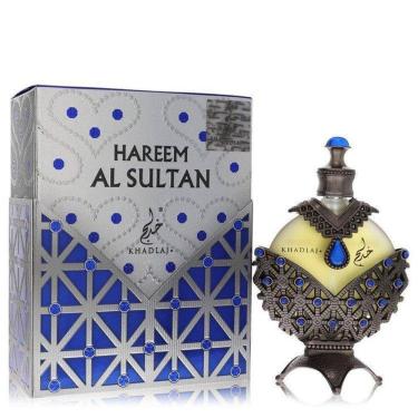 Imagem de Óleo Perfumado Feminino Khadlaj Hareem Al Sultan Blue Concentrado Perfumado(unisex) 35 Ml