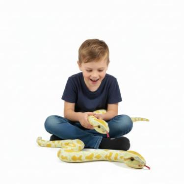 Imagem de Fizzy, Cobra De Pelúcia Realista 65cm - Amarelo