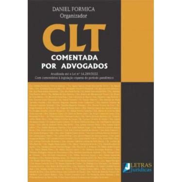 Imagem de CLT Comentada por Advogados - 01Ed/22 - LETRAS JURIDICAS, 3