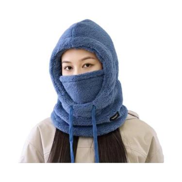 Imagem de Boné Térmico Feminino De Inverno À Prova De Vento Para Ciclismo Com Ca