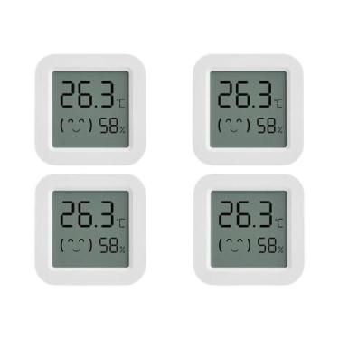 Imagem de Sensor De Temperatura E Umidade Mini Zigbee Tuya Para Casa Inteligente
