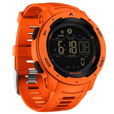 Imagem de Relógio Digital Masculino Esportivo Tela Led A Prova D´Agua