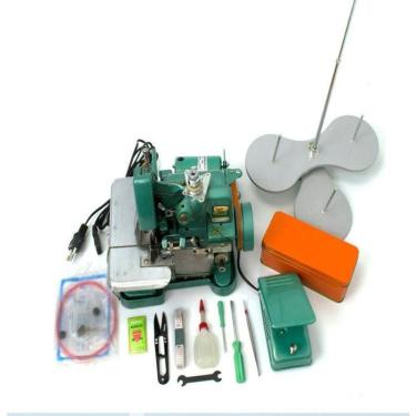 Imagem de Máquina De Costura Semi Industrial Overlock + Led 220v