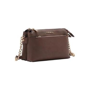 Imagem de Bolsa Feminina Chenson Transversal Carteira de Lado Original-Feminino