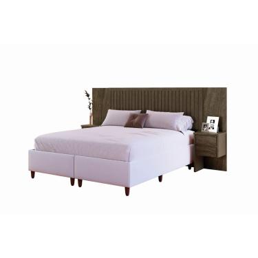 Imagem de Cabeceira Florida Ripada 3 Tamanhos Casal, Queen e King