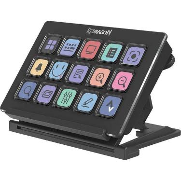 Imagem de Stream Deck Redragon SS-550 – 15 Teclas LCD IPS Personalizáveis via USB-C - Preto - Unissex - Ún-Unissex