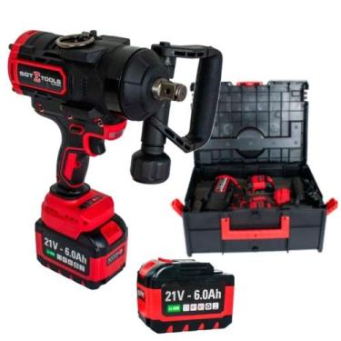 Imagem de Chave De Impacto Bateria 3/4 POL 21V Com 2 Baterias SGT-7509 SIGMA, Bi