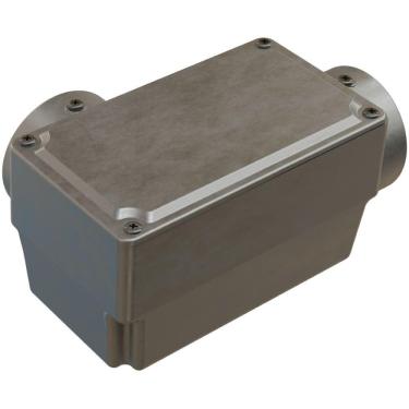 Imagem de Caixa de Derivação Fixa Conduletzel Sem Pintura Tipo Ll de 1.1-4 com Tampa E012050055 Wetzel Cai