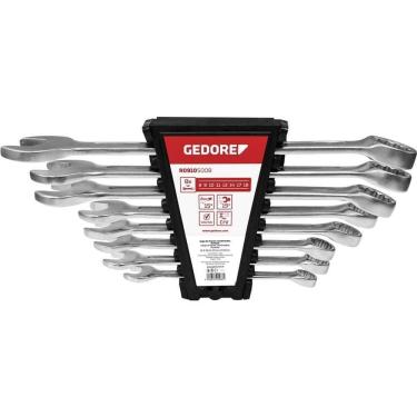 Imagem de Jogo De Chaves Combinadas, 8 Mm A 19 Mm, Aço Cromo Vanádio, 8 Peças, Gedore Red Ostenvonder