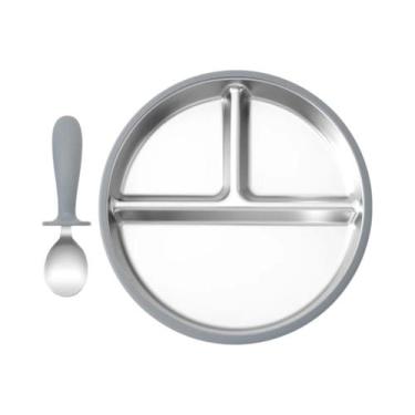 Imagem de Conjunto De Tigelas Para Alimentação De Bebês 3 Peças: Prato De Aço In