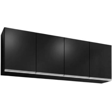 Imagem de Armario Aereo BP Lavinia 160cm Eratto - Milani Store, Preto