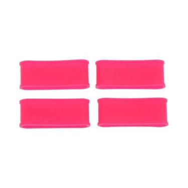 Imagem de Anéis De Silicone Para Raquete De Tênis (4 Peças)  Borracha Elástica A