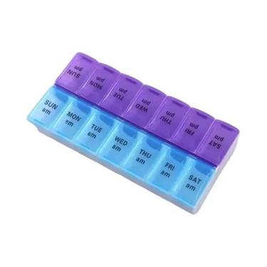 Imagem de Organizador De Comprimidos Portátil Com 10 Compartimentos, Caixa De Ar