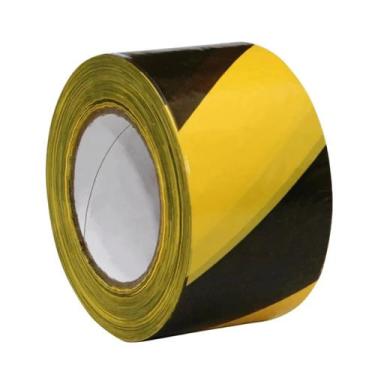 Imagem de Fita Zebrada para demarcação de área 70mm x 100m - Neotape - POLYFITA