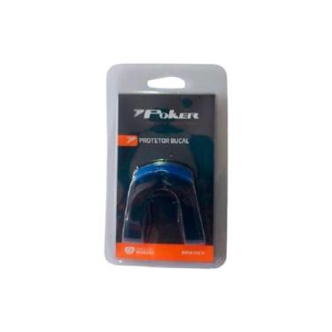 Imagem de Protetor Bucal Duplo Boxe Muay Thai MMA Poker, Preto, Único, Unissex