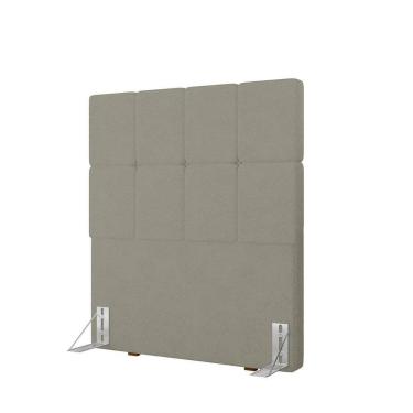 Imagem de Cabeceira Solteiro 102cm Boucle Estofada Design Moderno para Quarto Linea Verde Claro