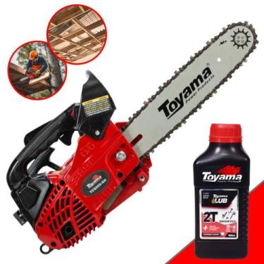 Imagem de Moto Serra Motosserra Motor Serra À Gasolina Toyama TCS25X 1,14HP 25,4