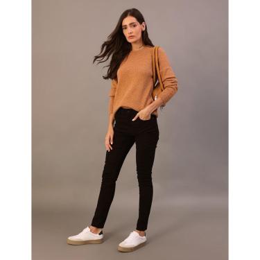 Imagem de Tricot Básico Calvin Klein Jeans  Cava Raglan Havana-Feminino