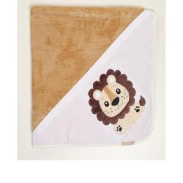 Imagem de Manta Peluciada Bebê Menino Inverno Bordado Luxo Lessa B8945-Masculino