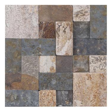 Imagem de Mosaico Pedra Ferro Anticatto - 30x30cm Multi