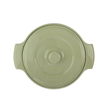 Imagem de Cocotte Refratária Diâmetro 22 cm  Verde Chá 2,7 L Porcelana