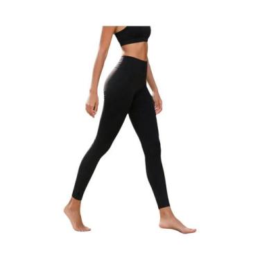 Imagem de Calças De Yoga De Cintura Alta Com Secagem Rápida E Elasticidade Em 4 