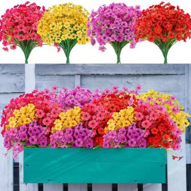 Imagem de Pacotes de flores artificiais MERIXMAS 20 para decoração de exteriores