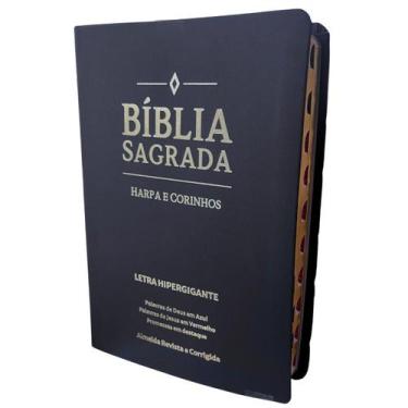 Imagem de Biblia sagrada evangelica letra hiper gigante arc almeida palavras de 