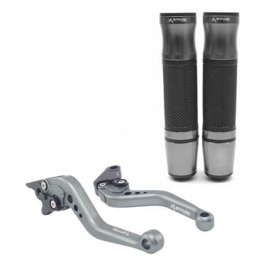 Imagem de Manete Manopla Esportivo Kawasaki Z300 Ninja 250 300 400 - Stark Race,