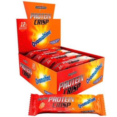 Imagem de Protein Crisp Bar - 12 Unidades 45g Ovomaltine - Integral Médica