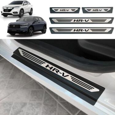 Imagem de Jogo de soleiras Honda HRV PREMIUM - RAFCAR, PRETO ELEGANCE