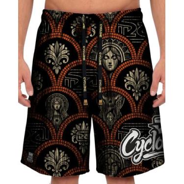 Imagem de (LANÇAMENTO) Short Cyclone Veludo Long Faith Style, Preto, GG