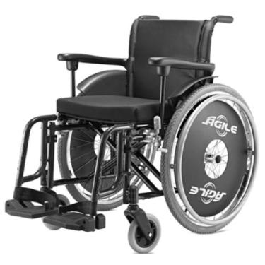 Imagem de Cadeira De Rodas Agile Jaguaribe 48cm Preta