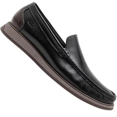 Imagem de Sapato Mocassim Democrata 252301 Masculino, Preto, 40