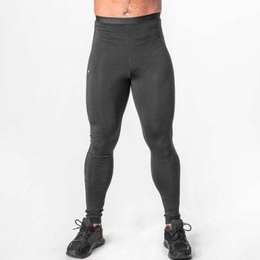 Imagem de Calça Esportiva Poker Drac 2 Masculina Adulto - Térmica, Preto, M