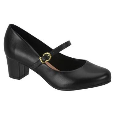 Imagem de Sapato Boneca Salto Baixo Feminino Beira Rio 4777.475.9569, Preto, 38