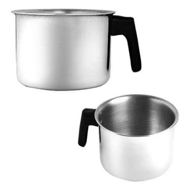 Imagem de Canecão Panela Ferver Inox Café Água Leiteira Tam 14 - 1,5l - Eirilar