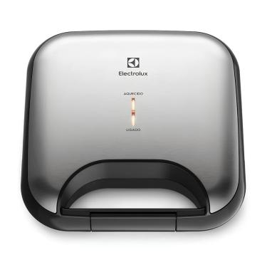 Imagem de Sanduicheira Electrolux Efficient ESG20 Inox Antiaderente Com Potência De 750W E Alça Antitérmica 110V
