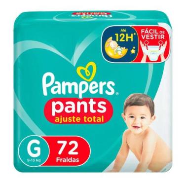 Imagem de Fralda Descartável Pampers Ajuste Total G 72 Unidades
